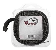Pjovimo valas 2,4 mm, 15 m, Vortex, juodas