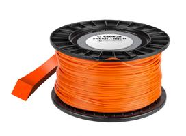 Pjovimo valas 2,4 mm, 207 m, kvadratinis, oranžinis