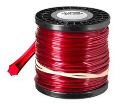 Pjovimo valas 2,7 mm, 70 m, žvaigždinis, raudonas