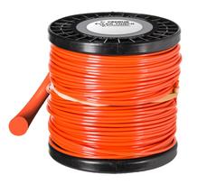 Pjovimo valas 2,7 mm, 70 m, apvalus, oranžinis