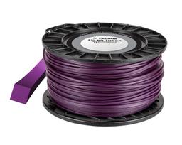 Pjovimo valas 3,0 mm, 132 m, kvadratinis, violetinis