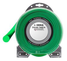 Pjovimo valas 2,0 mm, 130 m, apvalus, žalias