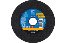 PFERD pjovimo diskas 125 × 1,0 mm, STEEL