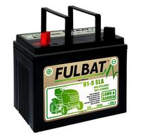 Akumuliatorius 28Ah FULBAT U1-9 195×125×180 mm + kairėje – nereikalaujantis priežiūros SLA/AGM