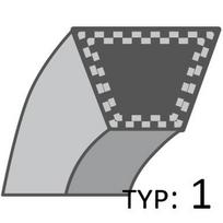 Važiavimo pavaros diržas MTD, 9,5×996