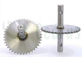 Dantratis su ašele Pubert Primo / Primo-Pneumatic ORIGINALI DALIS