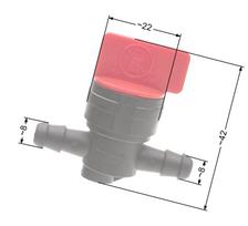 Kuro vožtuvas Briggs & Stratton 1/4", pratekėjimo tipo, keičia 494768 / 493960