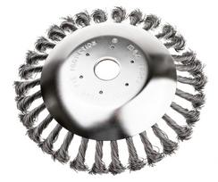 Susuktas vielinis trinkelių valymo šepetys 200×25,4 mm
