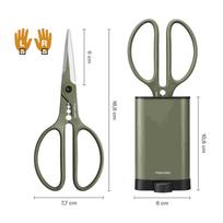 Augalų žirklės su konteineriu – Fiskars Plant Care