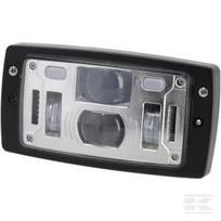 Priekinis žibintas LED, 40/22W, stačiakampis, 10–30V, 185x102x82 mm, tolimosios/trumposios, gabaritas, H4 jungtis, Kramp LA10425