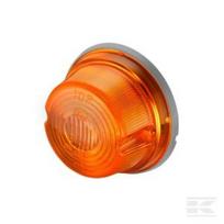 Posūkio žibintas 18W, apvalus, 12V, geltonas, tvirtinamas varžtais, Ø80mm, Hella 2BA001259611
