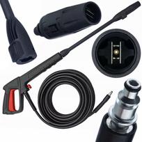Rosfix PowerJet VARIO 8M ClickConnect pistoletas – Reguliuojamas antgalis Bosch / AR / Black&Decker plovimo įrenginiams | 8 m žarna | Quick Connect greitoji jungtis