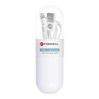 USB A to Lightning Cable Forcell F-Energy 1A Tube 1 m C316 white