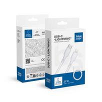 USB C to Lightning Cable Blue Star 2.4A 27W 1m DC-001CL2.4 white