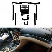 1 rinkinys Interjero Vinilo Blizgus Apdailos Lipdukas Automobiliui BMW 3 Serija E46 1998-2005