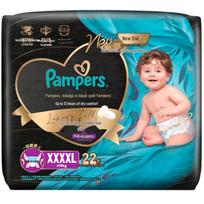 „Pampers Premium Black Gold“ šilko įdaru užtraukiamos sauskelnės