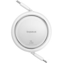 Baseus Free2Pull - 20 W USB-C į Lightning susukamas laidas, 1 m (balta)