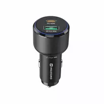 Swissten PD USB-C / USB Car Charger 63W with USB-C - USB-C Cable 1m