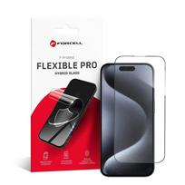 Forcell Lankstus Nano Stiklas 5D iPhone 15 Pro juodas