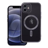 ELECTRO MAG COVER dėklas suderinamas su MagSafe iPhone 12 juodas