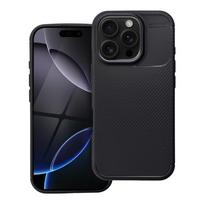 Karbono PREMIUM dėklas IPHONE 16 Pro juodas