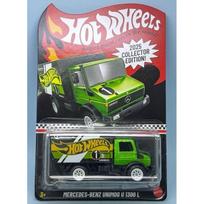 Hot Wheels 2025 Mail In Collector Edition# Modeliukas MERCEDES BENZ UNIMOG U1300L green/white/black