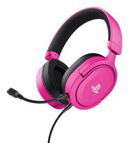 Trust Gaming GXT498P Forta Headset für PS5 Leistungsstarkes Over-Ear-Gaming-Headset aus recycelten Materialien - offiziell lizenziert für PS5™, pink