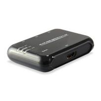 Equip 332721 HDMI 1.4 Switch 3x1, HDMI, Plastic, Black, IR, 7.1-CH, DTS-HD, Dolby TrueHD