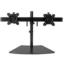 StarTech.com Dual Monitor Stand- 2-Display Mount - Verstellbarer Arm für LCD-Display - Kunststoff, Stahl - Schwarz - Bildschirmgröße: 61 cm (24) - für Standfußmontage geeignet (ARMBARDUO)