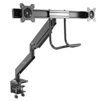 StarTech.com DUAL MONITOR ARM - HEAVY-DUTY StarTech.com ARMSLMBARDUO Monitorhalterung (dual Monitor, Synchronisierte Höhenverstellung, Tischklemme, VESA) (ARMSLMBARDUO)