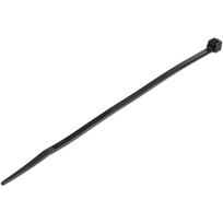StarTech.com 15cm(6) Cable Ties, 3mm(1/8) wide, 39mm(1-3/8) Bundle Diameter, 18kg(40lb) Tensile Strength, Nylon Self Locking Zip Ties w/ Curved Tip, 94V-2/UL Listed, 1000 Pack, Black - Nylon 66 Plastic - TAA (CBMZT6BK) - Kabelbinder - 15.24 cm - Schwarz (Packung mit 1000)