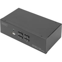 DIGITUS KVM Switch, 4 Port, Dual Display, 4K, DisplayPort®