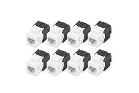 DIGITUS CAT 6 Keystone Jack unshielded RJ45 to LSA tool free connection incl. cable tie 8 (DN-93603-8)