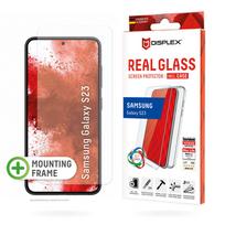 Displex Panzerglas + Case für Samsung Galaxy S23 - Eco-Montagerahmen - kratzer-resistent - Samsung - Galaxy S23 - Schlagfest - Kratzresistent - Staubresistent - Transparent - 1 Stück(e) (01778)