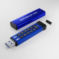 iStorage - datAshur Pro 64GB - USB3.0 - Alu - Military Grade, XTS-AES 256-bit HW encryption, FIPS 140-2 L3 - Waterproof - boot delay future - Keypad