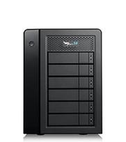 Promise Pegasus32 R6 - Festplatten-Array - 24 TB - 6 Schächte (SATA-600) - HDD 4 TB x 6 - Thunderbolt 3, USB 3.2 Gen 2 (extern)