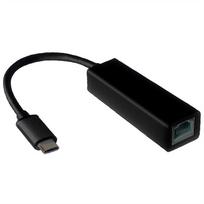 VALUE USB 3.1 to Gigabit Ethernet Converter - Netzwerkadapter - USB-C 3.1 - Gigabit Ethernet - Schwarz