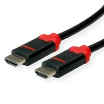 ROLINE Ultra High Speed - HDMI-Kabel - HDMI männlich zu HDMI männlich - 3 m - Doppelisolierung - Schwarz - 10K UWHD-Support (10.240 x 4.320)