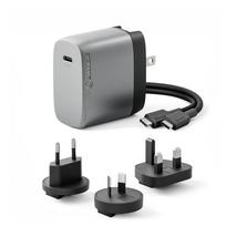 ALOGIC Rapid Power 1X67 - Netzteil - multi country - 67 Watt - 1.5 A - PD (24 pin USB-C) - auf Kabel: USB-C - Schwarz, Space-grau (WCM1X67-SGR)