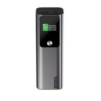 ALOGIC Ark - Powerbank - 27000 mAh - 140 Watt - 5 A - Power Delivery 3.1 - 3 Ausgabeanschlussstellen (2 x USB-C, USB) - Silber (A27KPB140W)