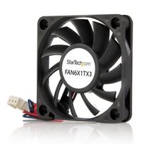 StarTech.com 60mm Gehäuselüfter - Lüfter für PC Gehäuse mit 3-pin Molex Stecker - System-Gebläseeinheit - 60 mm (FAN6X1TX3)