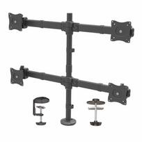 StarTech.com Schreibtisch Vierfach-Monitorhalterung - Schwenkbar - Für VESA Monitore bis zu 68.58 cm (27) (8Kg) - Stahl (ARMQUAD)