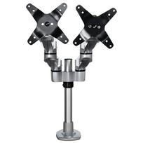 StarTech.com Desk Mount Dual Monitor Arm - Premium - For up to 68,60cm (27) Monitors - Tischhalterung für 2 LCD-Displays (einstellbarer Arm) - Aluminium - Silber - Bildschirmgröße: 33-68.6 cm (13-27)