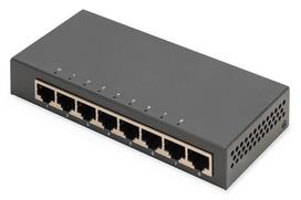 DIGITUS 8-Port Gigabit Switch Desktop Unmanaged Metallgehäuse 8 Port RJ 45 GE - Switch - 1Gbps (DN-80066-1)