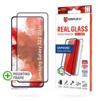 Displex Panzerglas + Case für Samsung Galaxy S22 Ultra - Eco-Montagerahmen - Full Cover - Samsung - Galaxy S22 Ultra - Schlagfest - Kratzresistent - Staubresistent - Transparent - 1 Stück(e) (01583)