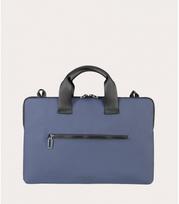TUCANO GOMMO Slim Laptoptasche für Notebook 15.6 Zoll MacBook Pro 16 - Die Gommo-Taschen- und Accessoires-Linie besteht aus einem Material - welches aus recyceltem Kunststoff hergestellt wird - und zeichnet sich durch ein minimalistisches Design aus. Das  Design besticht durch weiche Linien und markante Farbtöne. Das wasserfeste Material verfügt über eine matte Oberflächenbehandlung - die der Kollektion eine besondere - einzigartige  Note verleiht.  Wasserfeste Tasche aus gummiertem Ma
