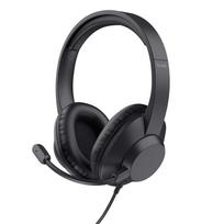 TRUST Ayda Max USB Stereo 40mm Headset with ENC Microphone 3.5mm Jack Black