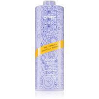 amika Bust Your Brass Cool Blonde toninis šampūnas su violetiniais pigmentais šviesiems ir žiliems plaukams 1000 ml