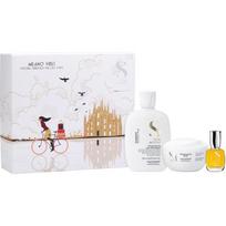 Alfaparf Milano Semi di Lino Diamond Holiday Kit dovanų rinkinys plaukų blizgesiui ir švelnumui užtikrinti