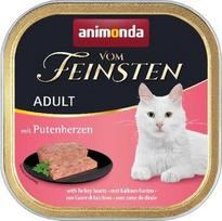 Animonda Vom Feinsten Adult Turkey hearts - wet cat food - 100g